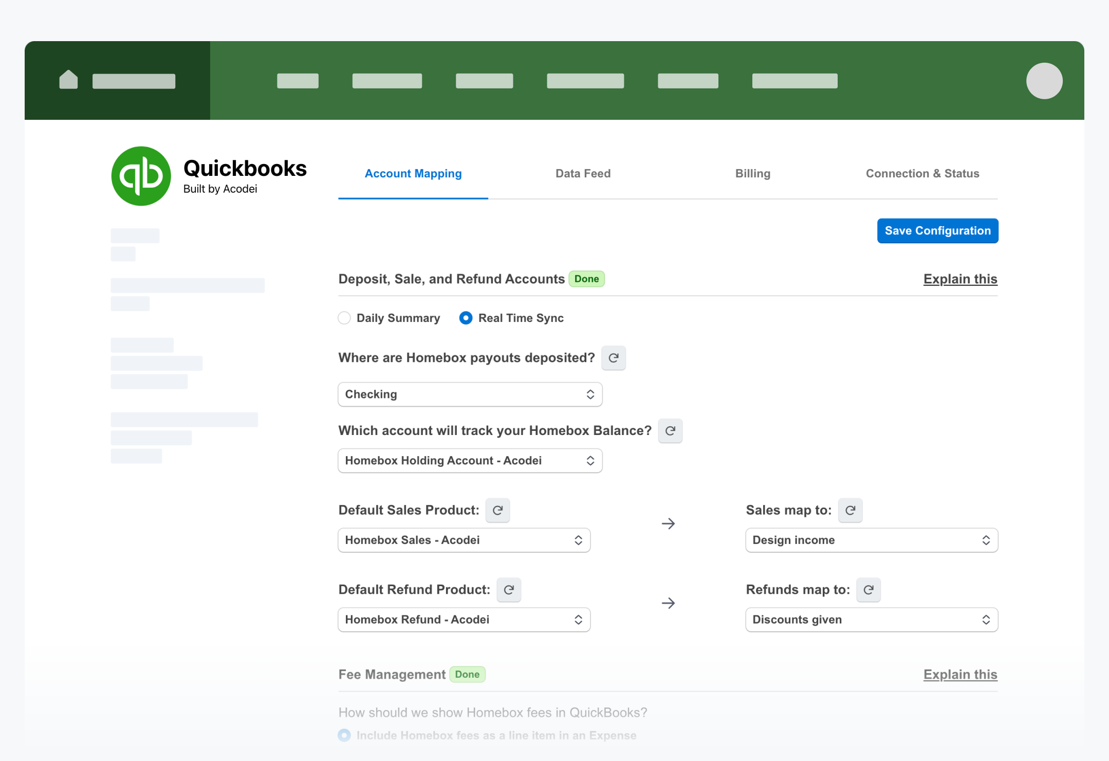QuickBooks Sync